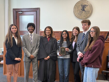 Batavia High School students win their match with Judge Divya Sarang presiding