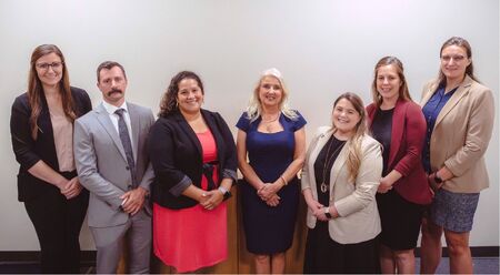 Director Dr. Alexandra Tsang (center) with the Kane County Diagnostic Center's clinical staff