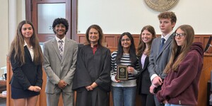 Batavia High School students win their match with Judge Divya Sarang presiding